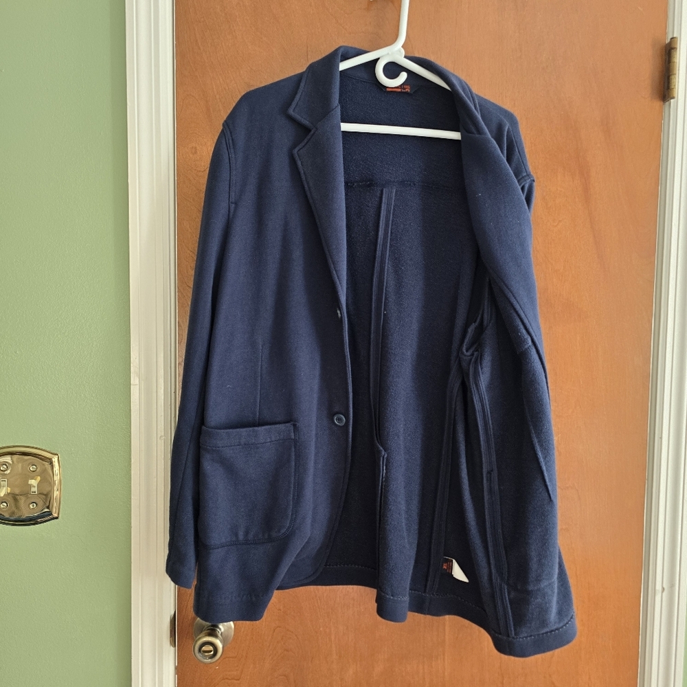 NWT Vintage Axis LA Navy Coat MSRP $175 XL Dress Blues Jacket Long Sleeves